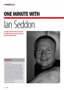One Minute With Ian Seddon