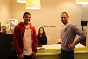 Kieran Dixon with Dr. Bob Bhamra and Stella Smith 