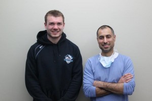 Liam Colbon and Dr. Bob Bhamra