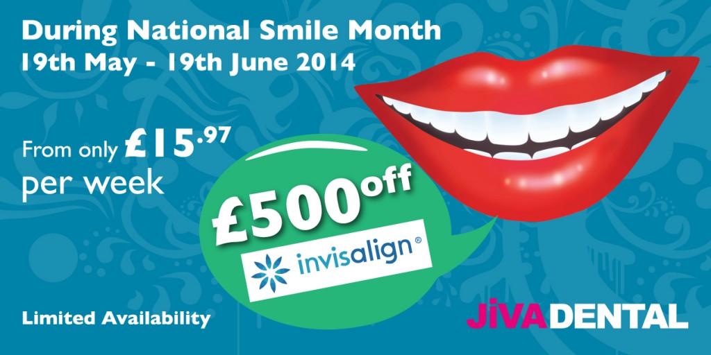 National Smile Month - Invisalign Offer at Jiva Dental